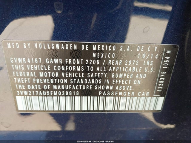 Volkswagen Golf Tsi S 4-door
