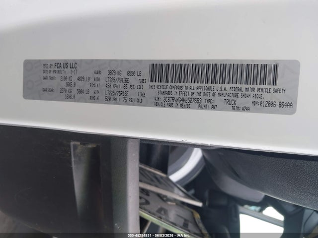 Ram Promaster Low Roof 118 Wb