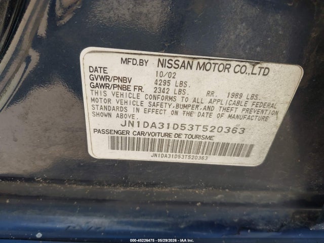 Nissan Maxima Se