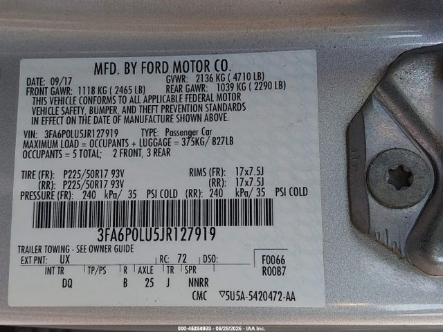 Ford Fusion Se