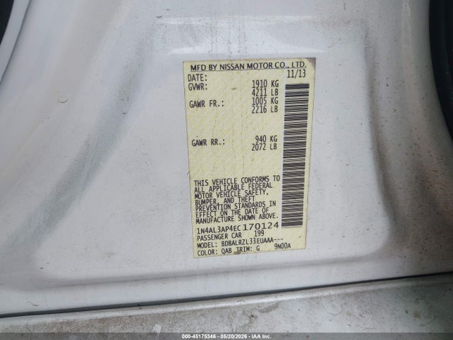 Nissan Altima 2.5 S