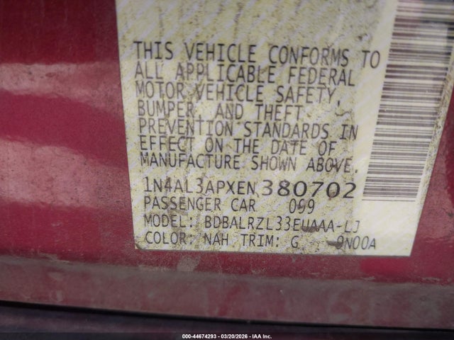 Nissan Altima 2.5 S
