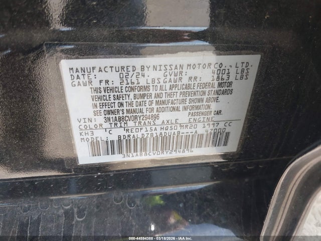 Nissan Sentra Sv Xtronic Cvt