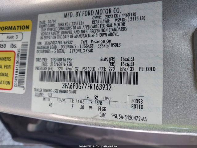 Ford Fusion S
