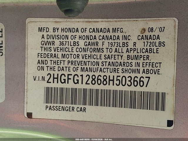 Honda Civic Ex