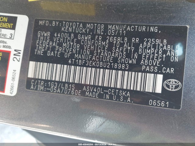 Toyota Camry Se