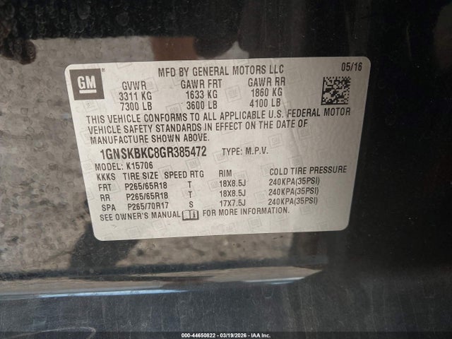 Chevrolet Tahoe Lt