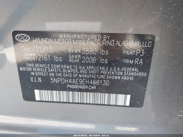Hyundai ELANTRA Se