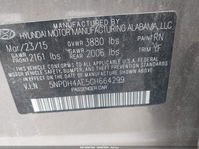 Hyundai ELANTRA Se