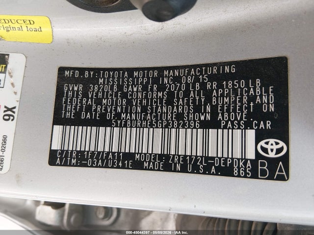 Toyota Corolla L