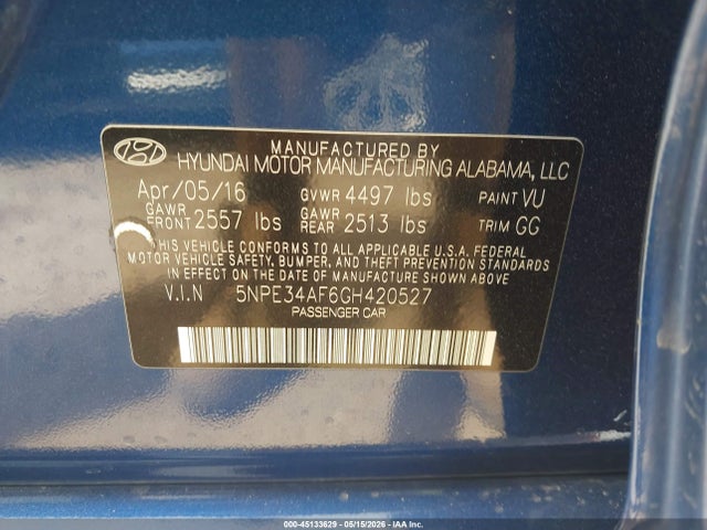 Hyundai SONATA Sport