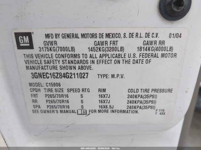 Chevrolet Suburban 1500 Ls