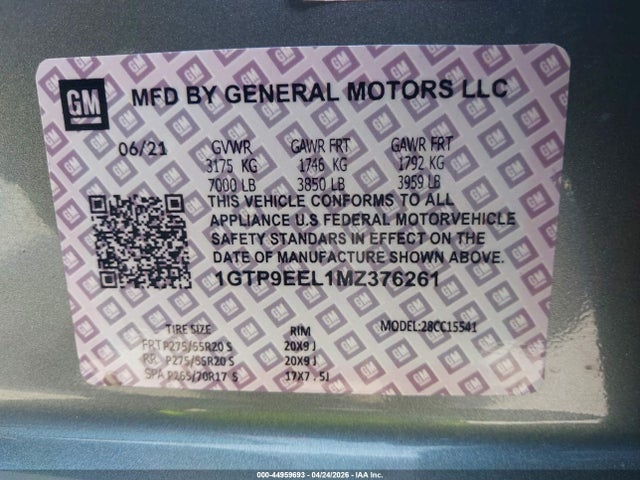GMC Sierra 1500 4wd  Short Box At4