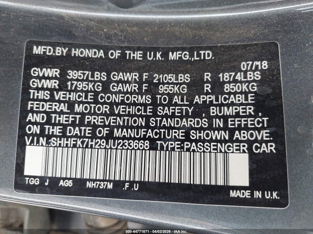Honda Civic Lx