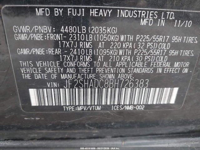 Subaru Forester 2.5x Premium