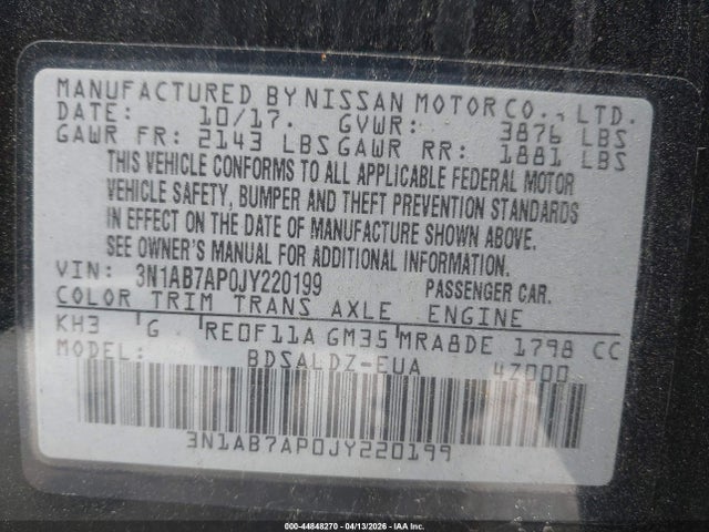 Nissan Sentra Sv