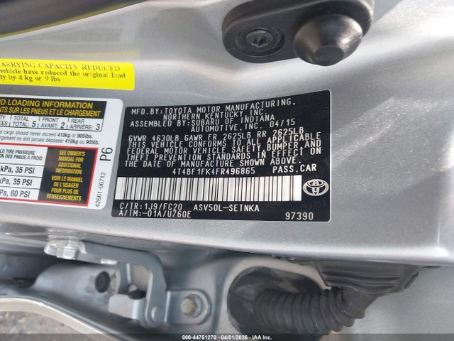 Toyota Camry Le