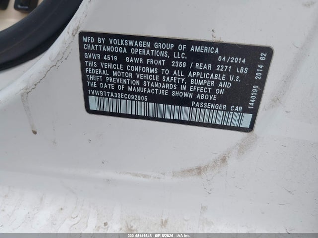 Volkswagen Passat 1.8t Se