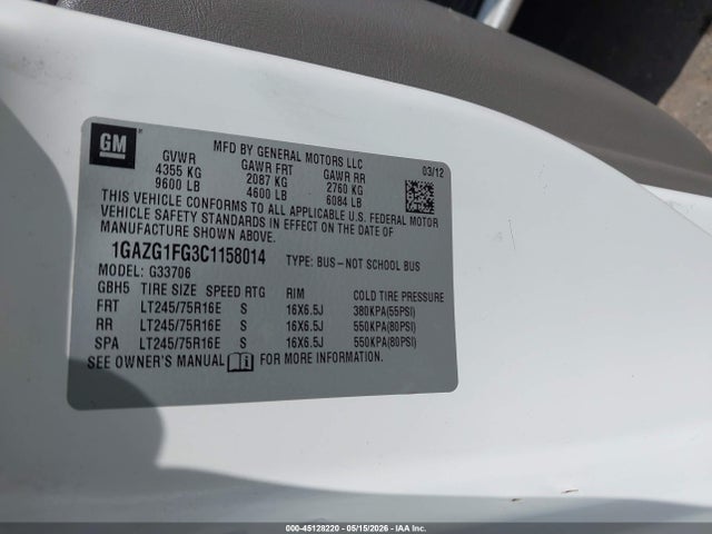 Chevrolet Express Lt
