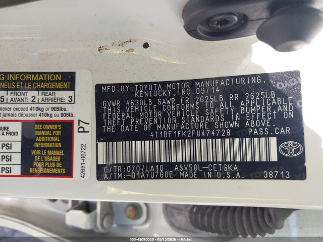 Toyota Camry Xle