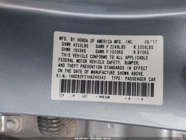 Honda Accord Lx