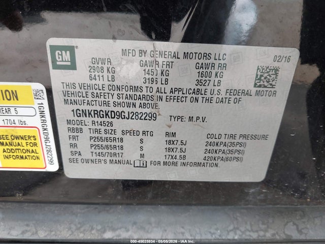 Chevrolet Traverse 1lt