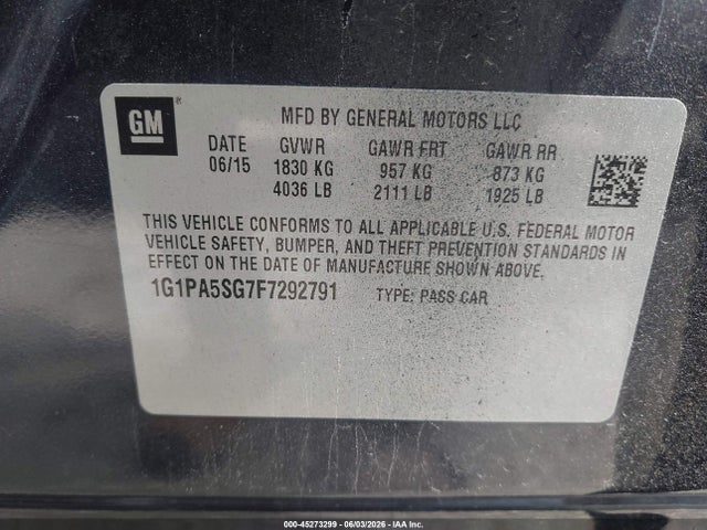 Chevrolet Cruze Ls Auto