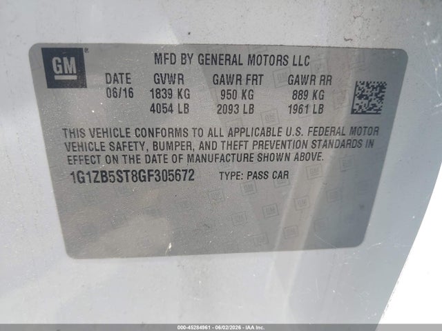 Chevrolet Malibu Ls