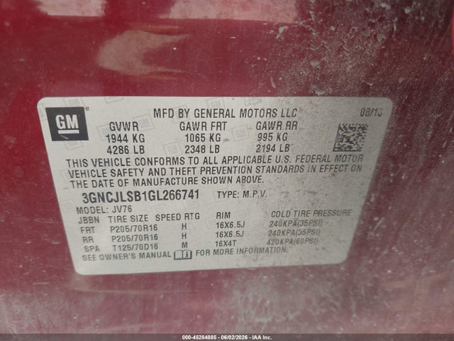 Chevrolet Trax Lt