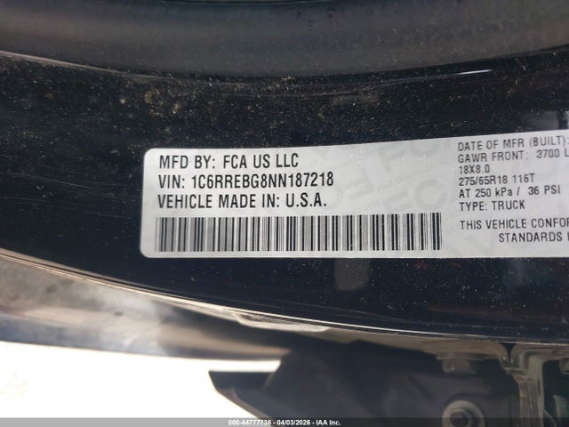 Ram 1500 Lone Star  4x2 6'4 Box
