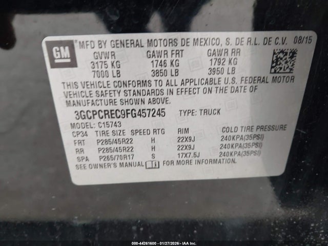 Chevrolet Silverado 1500 1lt