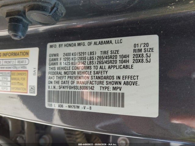Honda Passport Awd Touring