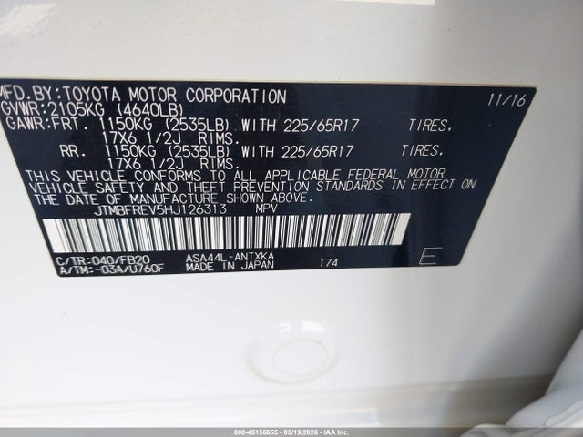 Toyota RAV4 Le