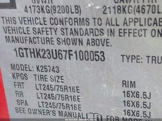 GMC Sierra 2500 Work Truck