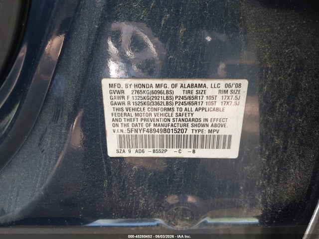 Honda Pilot Touring