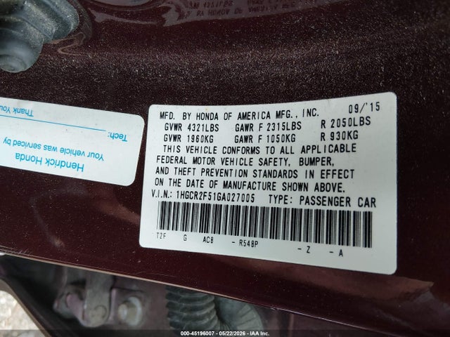 Honda Accord Sport
