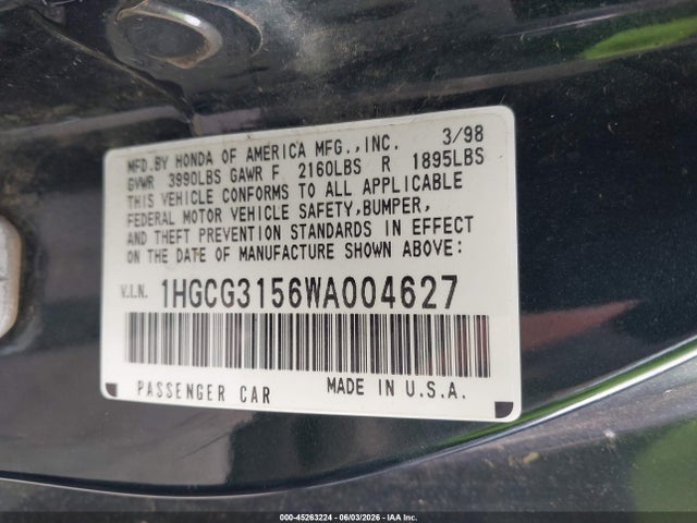 Honda Accord Ex