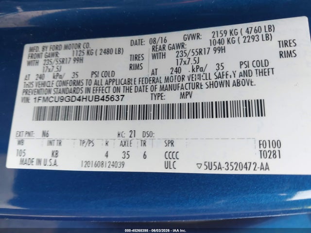 Ford Escape Se