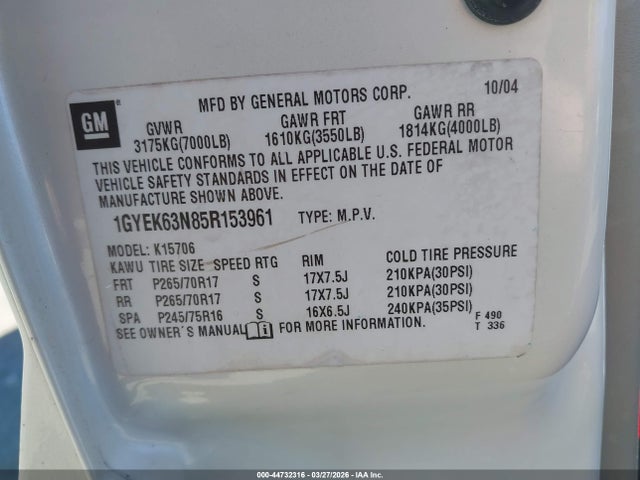 Cadillac Escalade Standard
