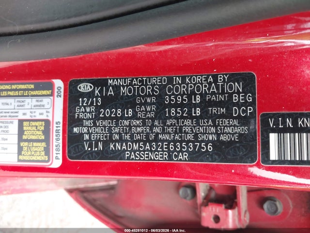 Kia Rio Lx