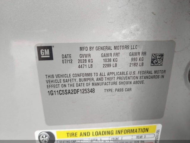 Chevrolet Malibu 1lt