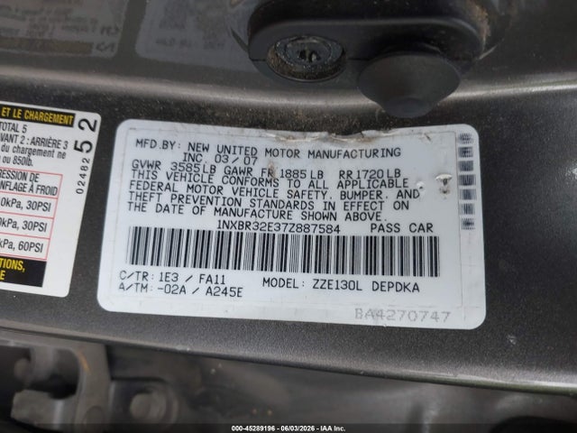 Toyota Corolla Ce