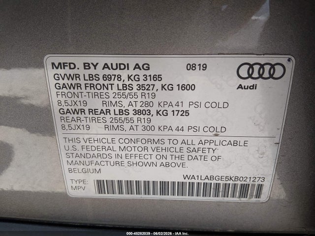 Audi e-tron Premium Plus