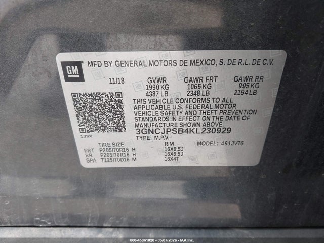 Chevrolet Trax Lt