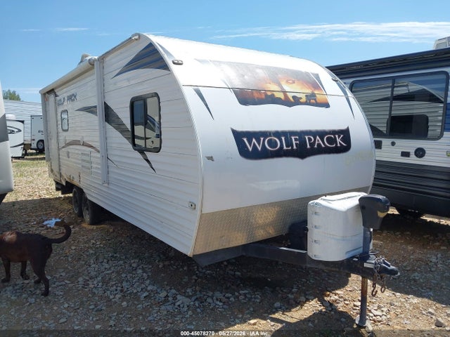 Salvage Forest River Cherokee Grey Wolf 21rr Toy Hauler Trave Image
