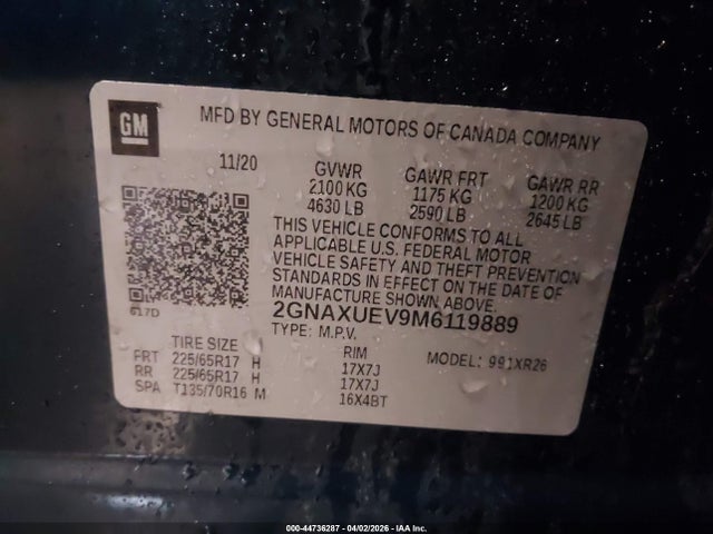 Chevrolet Equinox Awd Lt
