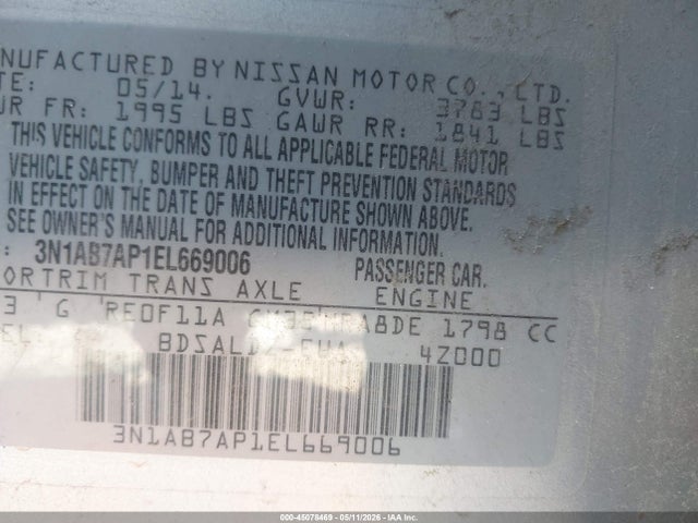 Nissan Sentra Sv