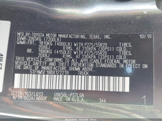 Toyota Tundra Limited 5.7l V8