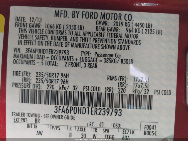 Ford Fusion Se
