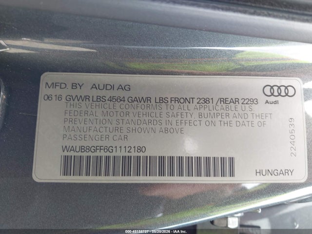 Audi A3 2.0t Premium